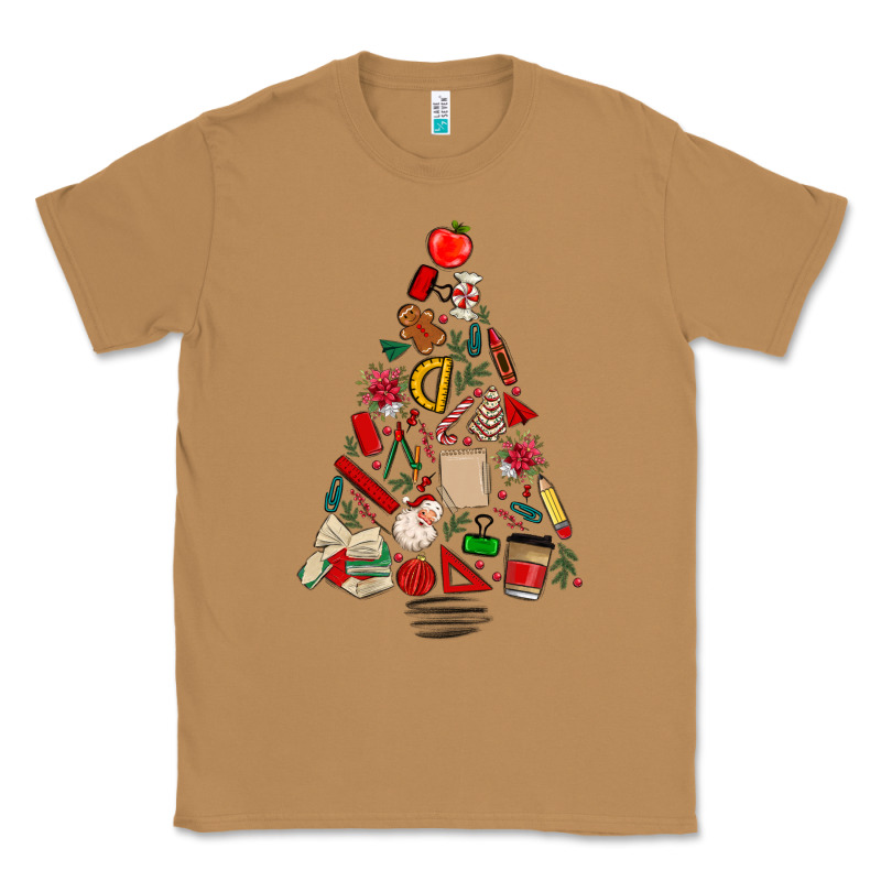 Teacher Christmas Tree Classic Tee by MaliasSmallBusiness | Teevron