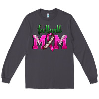 Smoke Football Mom Breast Cancer Long Sleeve Tee - BundleAndBundleShop