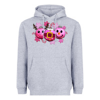 Heather Grey pink christmas Heavyweight Hoodie - CowGirlArtShop