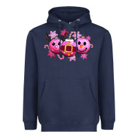 Navy pink christmas Heavyweight Hoodie - CowGirlArtShop