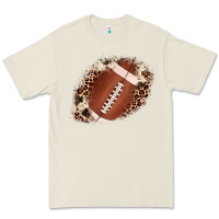 Bone football cowhide leopard patch Premium Tee - JahusDesignShop