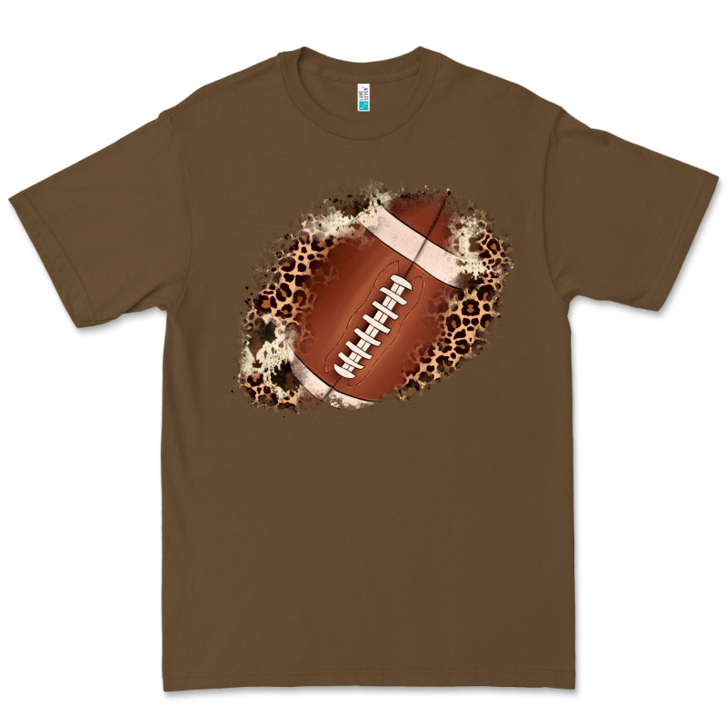 Football Cowhide Leopard Patch Premium Tee by JahusDesignShop | Teevron