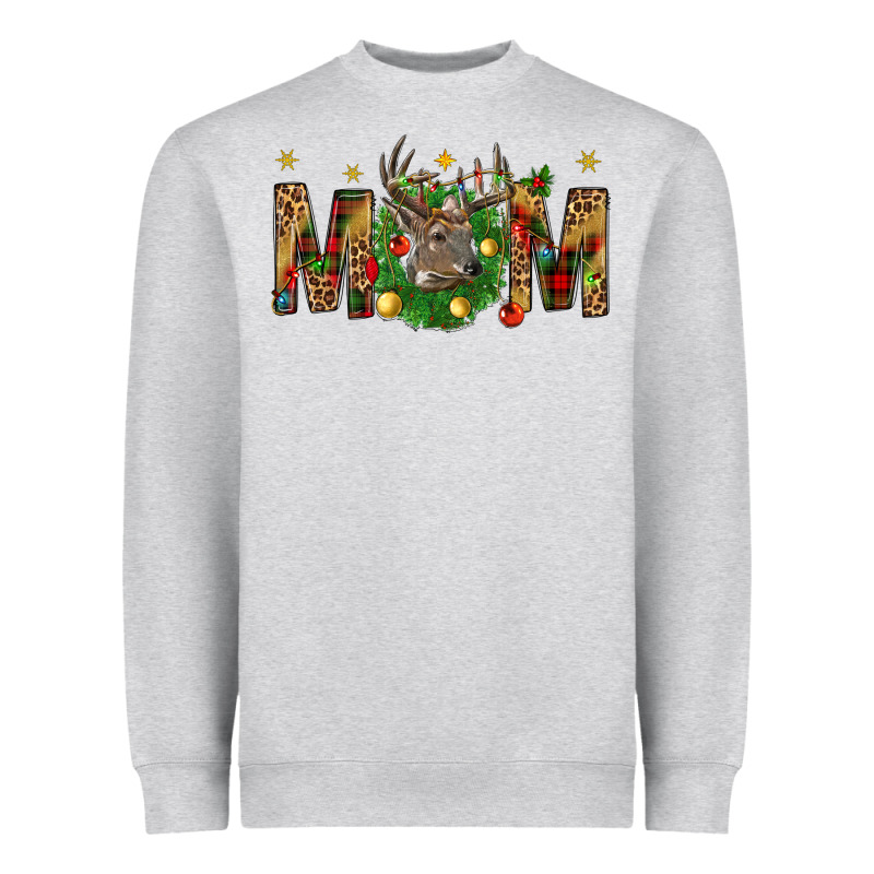 Western Mom With Reindeer Heavyweight Sweatshirt by BundleAndBundleShop | Teevron
