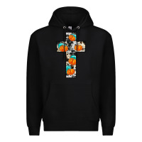 Black pumpkin cross Premium Hoodie - JahusDesignShop