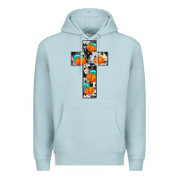 Blue Mist pumpkin cross Premium Hoodie - JahusDesignShop