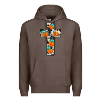 Coffee pumpkin cross Premium Hoodie - JahusDesignShop