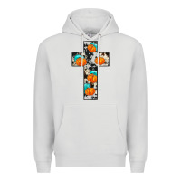 Dove Grey pumpkin cross Premium Hoodie - JahusDesignShop