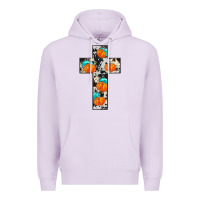 Lilac pumpkin cross Premium Hoodie - JahusDesignShop