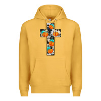 Mustard pumpkin cross Premium Hoodie - JahusDesignShop