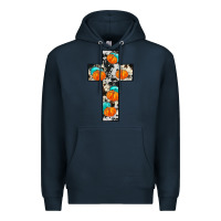 Navy pumpkin cross Premium Hoodie - JahusDesignShop