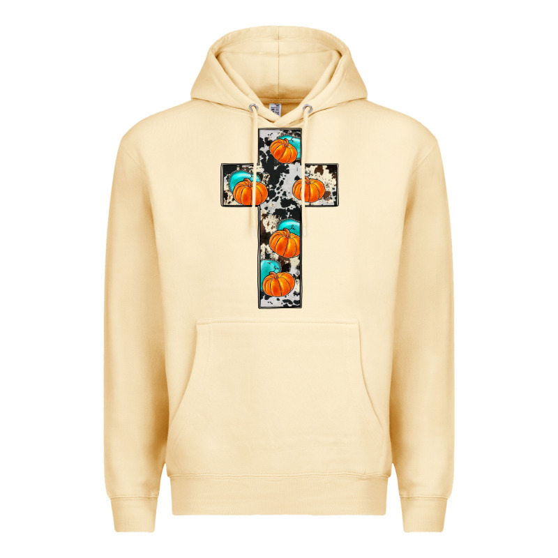 Pumpkin Cross Premium Hoodie by JahusDesignShop | Teevron