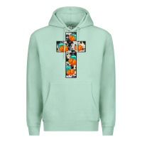 Seafoam pumpkin cross Premium Hoodie - JahusDesignShop