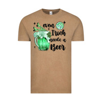 Vintage Coffee even ırısh needs a beer Vintage Tee - MaliasSmallBusiness