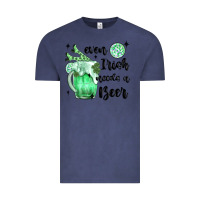 Vintage Denim even ırısh needs a beer Vintage Tee - MaliasSmallBusiness