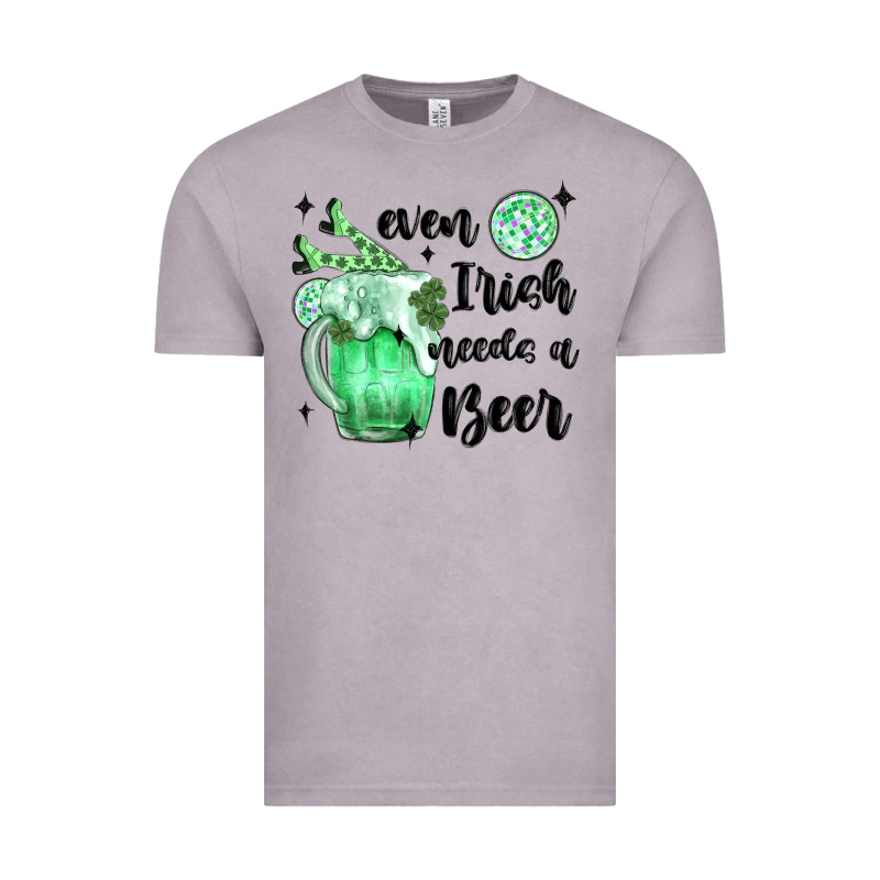 Even ırısh Needs A Beer Vintage Tee by MaliasSmallBusiness | Teevron