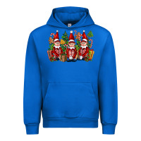 Cobalt Christmas Elfs Urban Hoodie - FaDigitalArtStudio