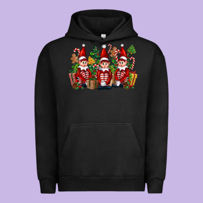 Christmas Elfs Urban Hoodie Designed By Fadigitalartstudio