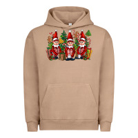 Pigment Burro Christmas Elfs Urban Hoodie - FaDigitalArtStudio