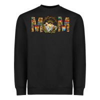 Black Western Mom With Baby Jesus Heavyweight Sweatshirt - BundleAndBundleShop