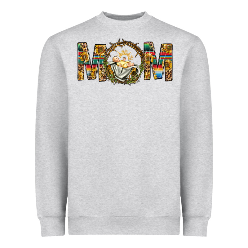 Western Mom With Baby Jesus Heavyweight Sweatshirt by BundleAndBundleShop | Teevron