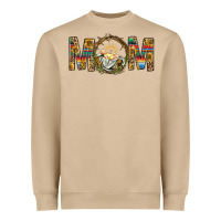 Mushroom Western Mom With Baby Jesus Heavyweight Sweatshirt - BundleAndBundleShop