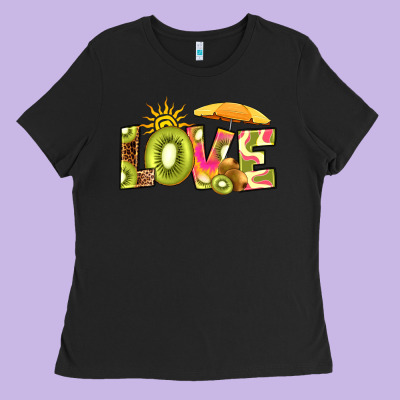 Love Kiwi Ladies Tee Designed By Ranaportraitstore