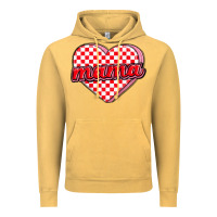 Vintage Mustard valentine mama Vintage Hoodie - MaliasSmallBusiness