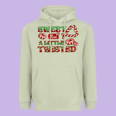 Sweet But A Little Twisted Heavyweight Hoodie Designed By Cowgirlartshop