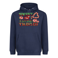 Navy sweet but a little twisted Heavyweight Hoodie - CowGirlArtShop