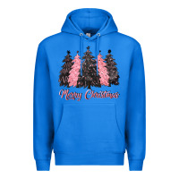True Royal pink merry christmas Premium Hoodie - CowGirlArtShop