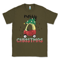 Army Green merry christmas kids car Classic Tee - MaliasSmallBusiness