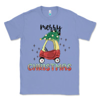 Colony Blue merry christmas kids car Classic Tee - MaliasSmallBusiness