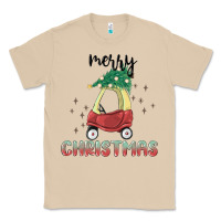 Mushroom merry christmas kids car Classic Tee - MaliasSmallBusiness