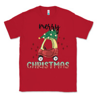Red merry christmas kids car Classic Tee - MaliasSmallBusiness