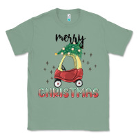 Sage merry christmas kids car Classic Tee - MaliasSmallBusiness