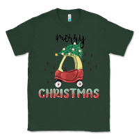 Sports Green merry christmas kids car Classic Tee - MaliasSmallBusiness