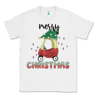 White merry christmas kids car Classic Tee - MaliasSmallBusiness