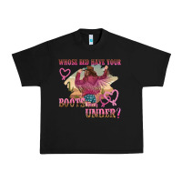Black whose bed have youre boots been under Urban Heavy Tee - NancyCooperArtShop