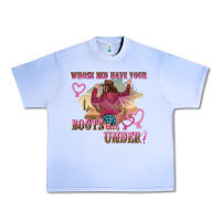 Grape Ice whose bed have youre boots been under Urban Heavy Tee - NancyCooperArtShop