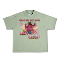 Oil Green whose bed have youre boots been under Urban Heavy Tee - NancyCooperArtShop