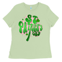 Matcha st patricks day clover Ladies Tee - Artiststas