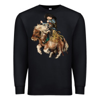 Black Midilli little Cowboy kid rodeo Premium Sweatshirt - HowdyJamesFarm