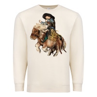 Sandshell Midilli little Cowboy kid rodeo Premium Sweatshirt - HowdyJamesFarm