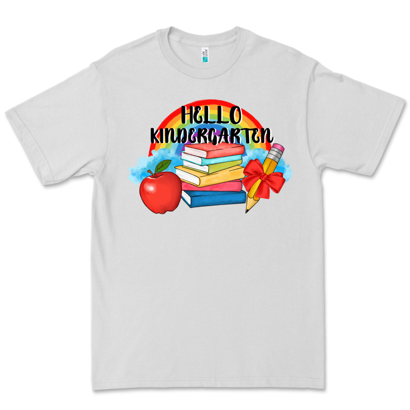 Back To School Hello Kindergarten 3200x2400 Premium Tee by AdoDesignShop | Teevron
