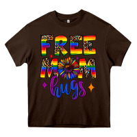 Chocolate Brown free mom hugs Heavy Core Tee - JahusDesignShop