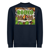 Navy Western Rodeo Mom Tumbler Heavyweight Sweatshirt - BundleAndBundleShop