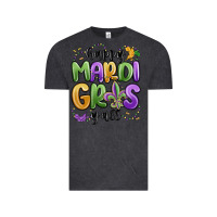 Vintage Black happy mardi gras y'all Vintage Tee - MaliasSmallBusiness