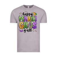 Vintage Zinc happy mardi gras y'all Vintage Tee - MaliasSmallBusiness