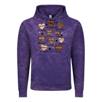 Cloud Purple black history month hearts Vintage Hoodie - MaliasSmallBusiness