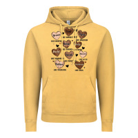Vintage Mustard black history month hearts Vintage Hoodie - MaliasSmallBusiness